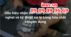Dấu hiệu nhận biết đầu phun máy in bị nghẹt và kỹ thuật xử lý bằng hóa chất chuyên dụng